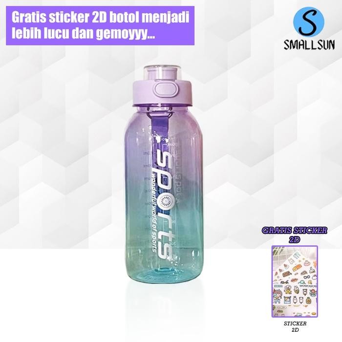 (SS) BOTOL MINUM SPORT BENING GRADASI 1 LITER BOTOL OLAHRAGA BOTOL VIRAL