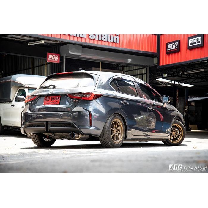 Cuci Gudang JTC Titanium H2-Ti Performance Muffler Exhaust for Honda City Hatchback (GN5)