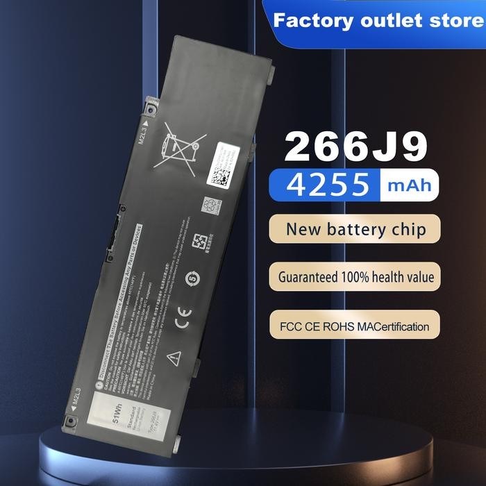 266J9 Laptop Battery For Dell G3 15 3590 3500 G5 15 5500 5505 Inspiron 14 5490