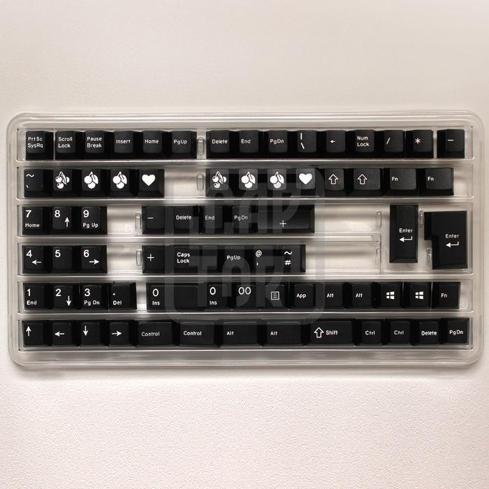 (Expert) KBDFans EnjoyPBT ABS Double Shot WOB Keycaps Set
