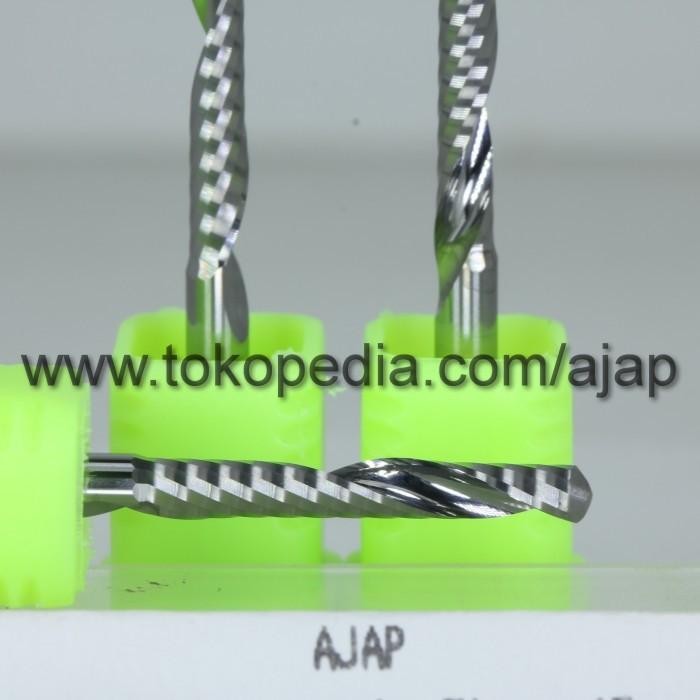 (Expert) 1Flute Ballnose 3.175 Mata Router CNC grafir kayu acrylic PVC