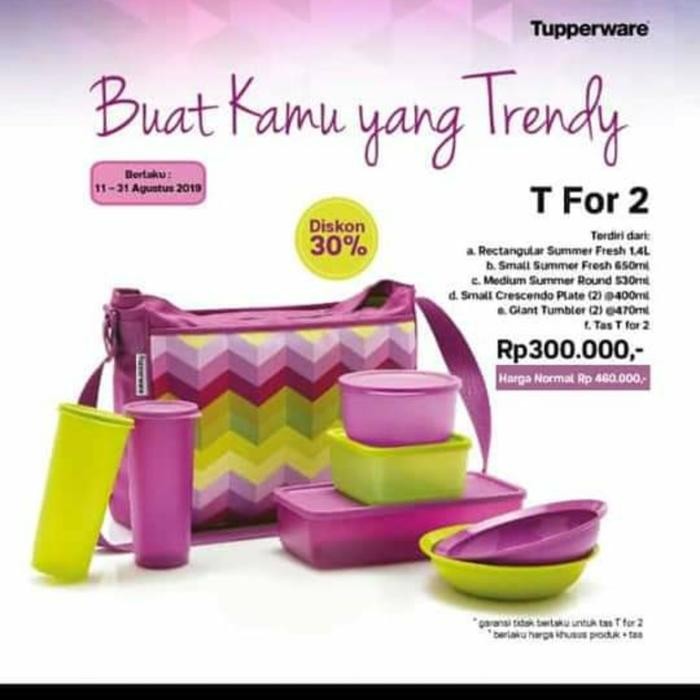 t for 2 tupperware bekal