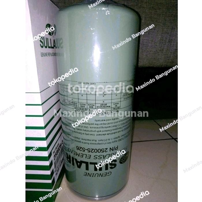 Terbatas Oil Filter 250025-526 Sullair Filter Oli Kompresor Screw