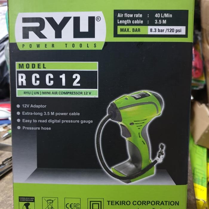 Laris Kompresor Mini Ryu Rcc12V Compresor