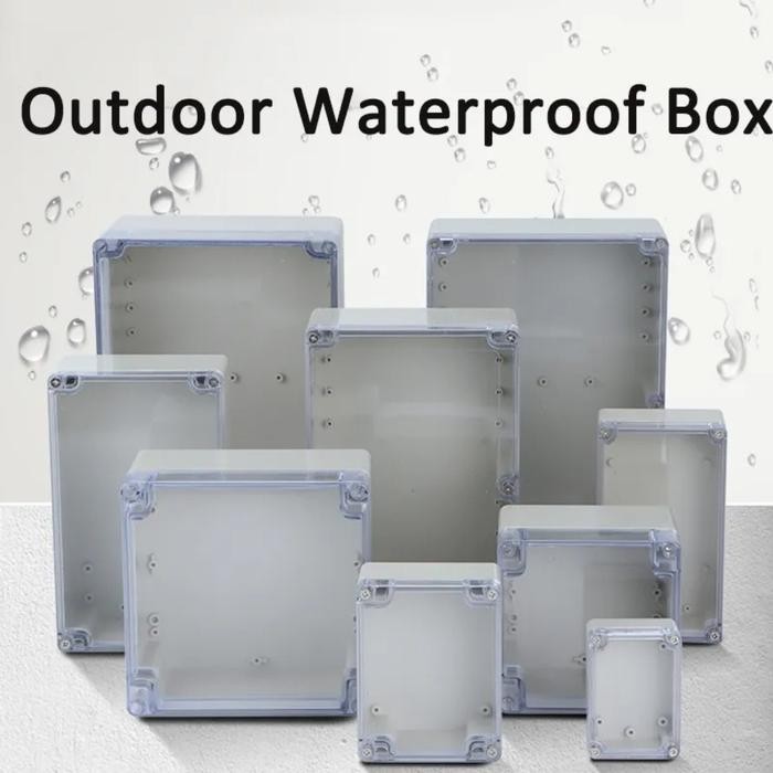 (Expert) kotak plastik ABS duradus junction Box waterproof Transparan