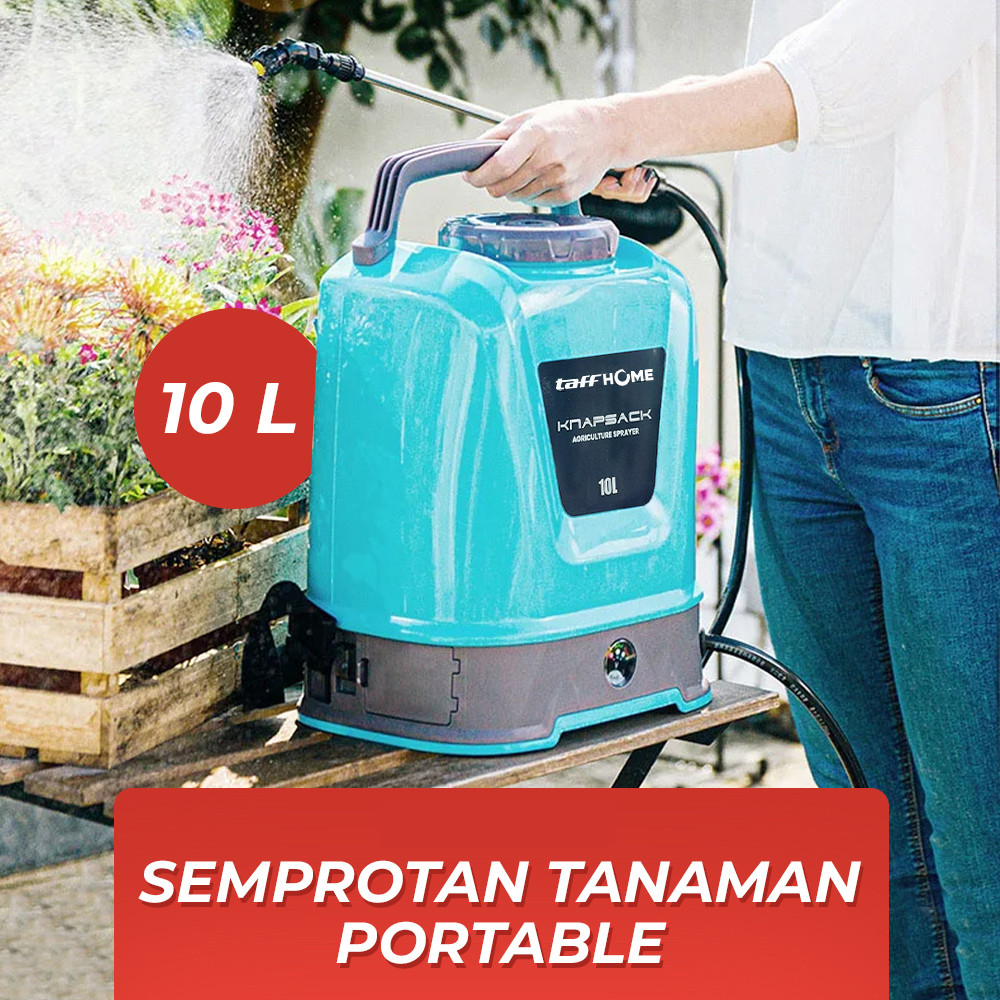 

TaffHOME KNAPSACK Semprotan Tanaman Portable Electric Sprayer 10L - NZ-12V2.6AH