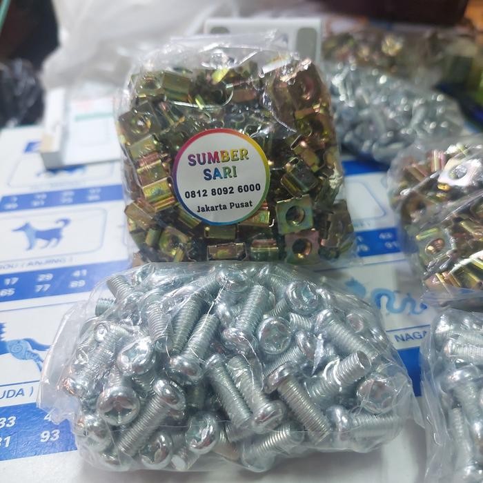 TERLARIS cage nut M6 + baut