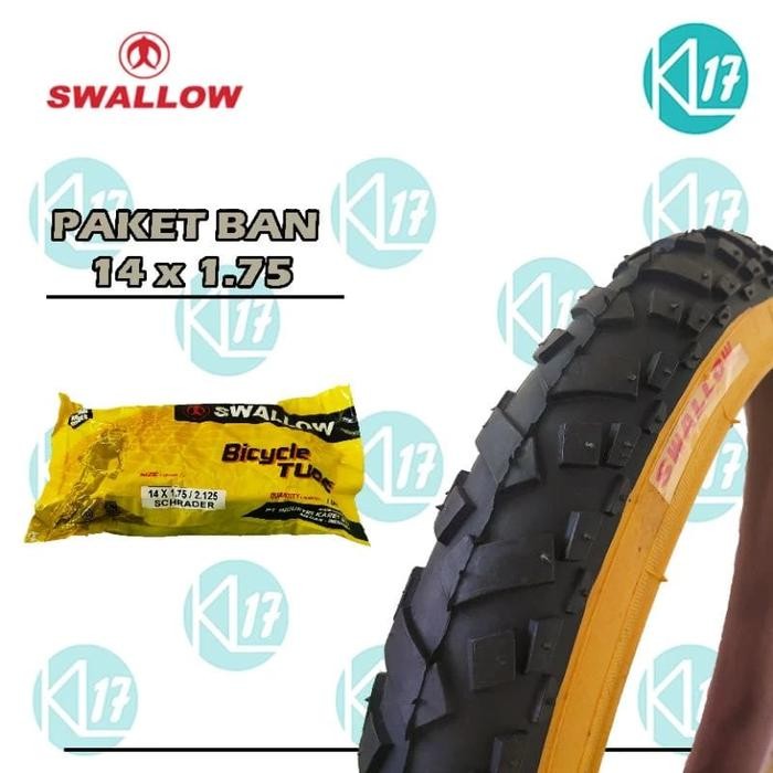 Ban Luar Sepeda 14 X 1.75 Swallow Ban Luar Sepeda 14 Bmx Lipat Mini