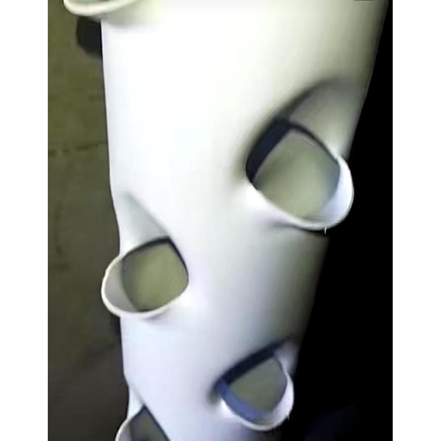 Paralon Hidroponik Vertikal / Hidroponik Tower Paralon 4 Inch