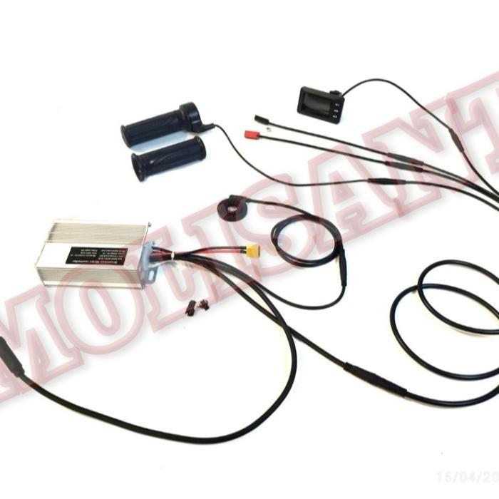 Controller Kit Lcd Bldc 500W Ebike Sepeda Listrik Waterproof