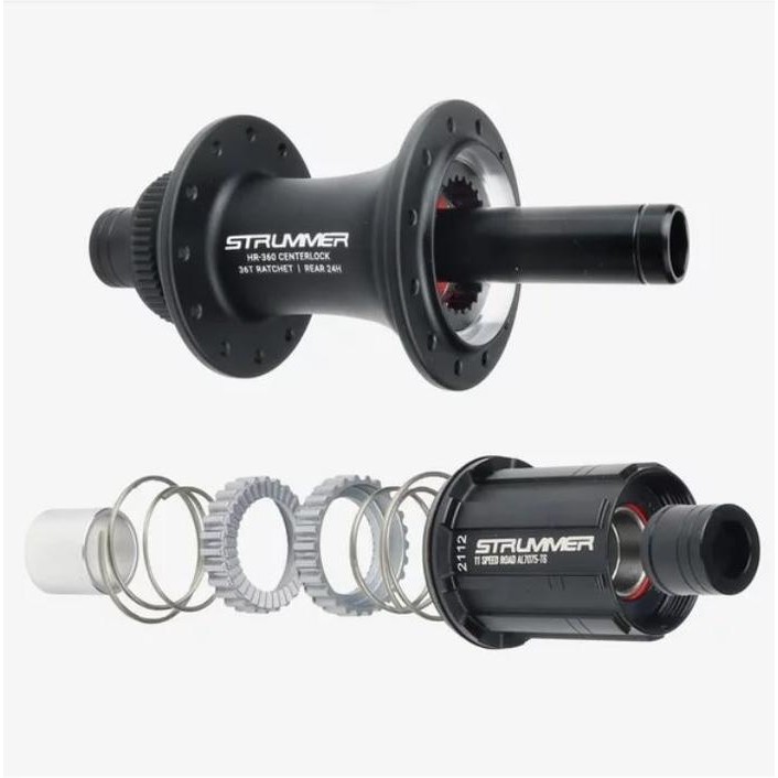 Hub Freehub Hfh Center Lock Rachet 24 Hole Disc Brake Ta 12 Strummer