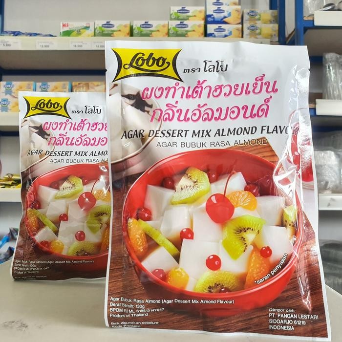 

Lobo Agar Agar Bubuk Rasa Almond / Lobo Puding Almond 130Gr