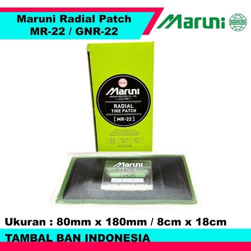 Karet Tiptop Maruni Radial MR-22 Box Isi 10pcs 80x180mm - Karet Koyok Tambal Ban Tip Top Kotak GNR-2