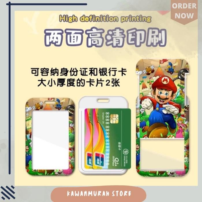 

Ready- Gantungan Id Card Holder Super Mario Trendy / Lanyard Super Mario