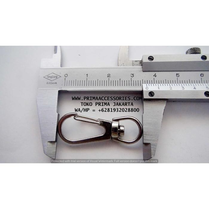 

Ready- Cantelan Tas / Id Card 007 B Nickel 9Mm