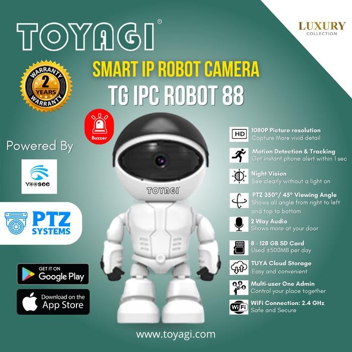 TOYAGI Smart IP ROBOT Camera CCTV Wifi IoT IPC Robot 88