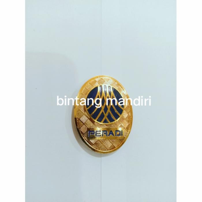 PIN PERADI OVAL LOGO TERBARU PIN PERADI OVAL MAGNET / PIN PENGACARA