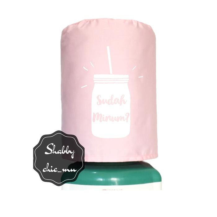 Sarung Galon Cover Galon Sarung Dispenser Sudah Minum Pink Pasti Diskon
