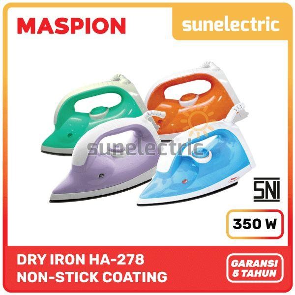 Setrika / Gosokan Listrik 350 Watt Maspion Ha-278