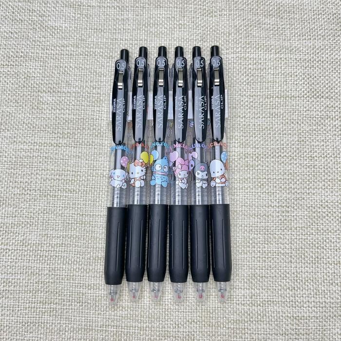 

Zebra Sarasa Sanrio Cinnamoroll Hello Kitty Kuromi Pochacco Gel Ink Pen 0.5mm Pulpen Limited Edition