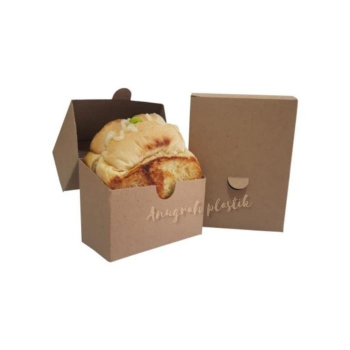 Box toast take away roti bakar / sandwich (perpack)