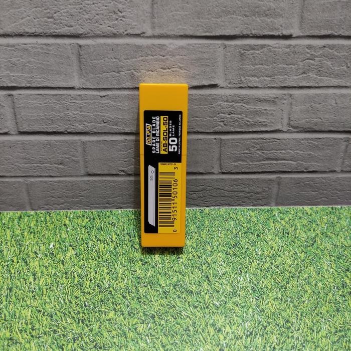 

PISAU REFILL BLADE REFILL CUTTER OLFA AB-SOL-50 (50PCS PACK) JAPAN KODE 854