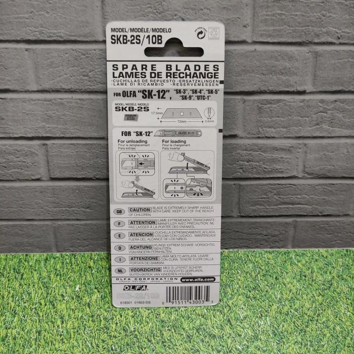

REFILL SPARE BLADE FOR THE ALL STAINLESS STEEL KNIFE SKB-2S/10B OLFA KODE 9