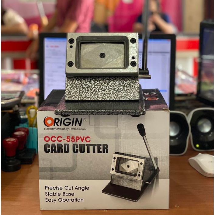

ALAT PEMOTONG ID CARD / ID CARD CUTTER COMBO OCC-55PVC KODE 543