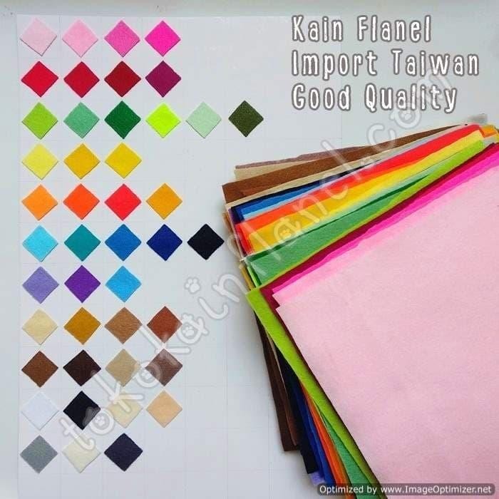 

PKFA4 PAKET KAIN FLANEL SERAT 1 WARNA UK. 22X23CM (TOTAL 44 WARNA) KODE 372