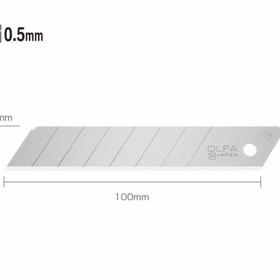 

REFILL BLADE OLFA LB-6B 18 MM SPARE BLADE (6 PCS) KODE 442