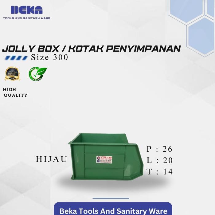 Jolly Box 300 /Keranjang Susun / Keranjang Sparepart / Perkakas Rumah