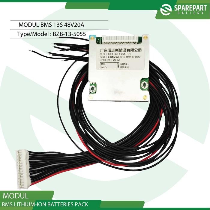 Bms Modul 13S 48V20A Bms For Ebike Lithium Ion Batteries Pack