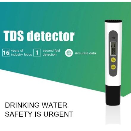 TDS Meter - Hidroponik / Air Minum / Water Treatment - TDS-2, Alat Ukur Air