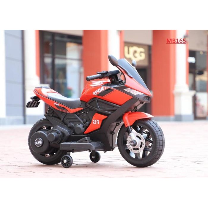 Mainan Anak Motor Aki Mini Gp Mb165 Red Sporty Garansi Cicilan Kredit Grab/Gosend
