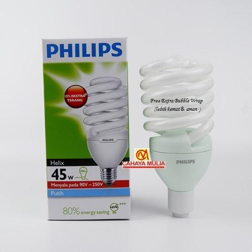 [Expert] Philips Helix 45w / Lampu Philips 45 watt / Philips Tornado / Cahaya