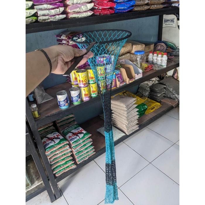 KOJA ikan ring 1 koja gagang KERAMBA IKAN BAHAN NILON PE / Lele / ikan mas / macam-macam ikan alat