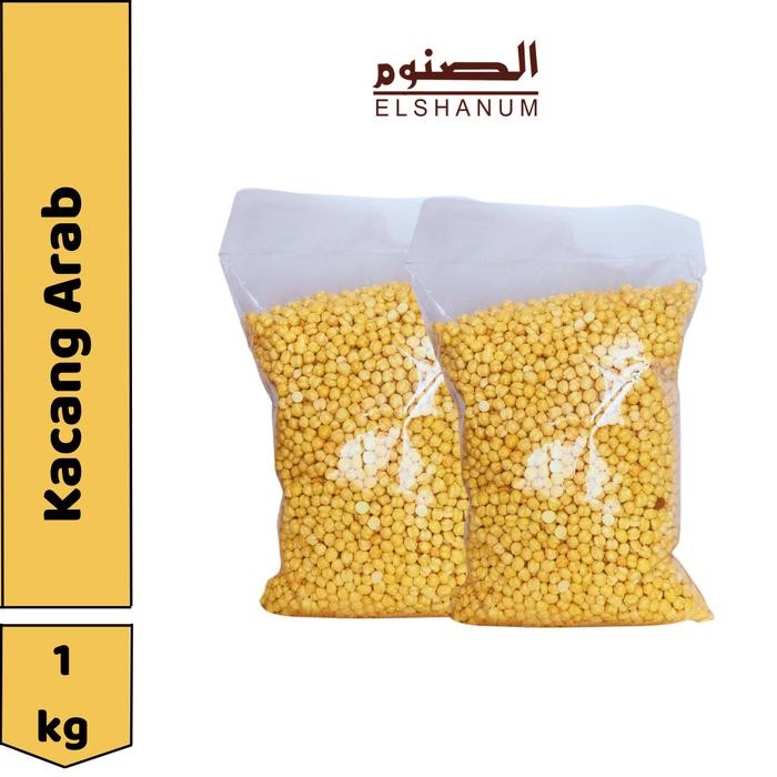 

New Kacang Arab Original Al-Madinah Premium 1kg - kurma elshanum Asin Food Cemilan Snacks Mete
