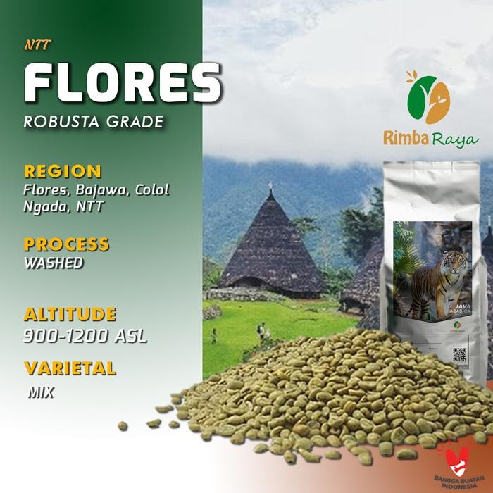 

New Robusta Green bean Coffee Flores Petik Merah Biji Kopi Robusta