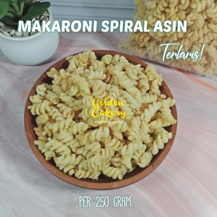 

New MAKARONI SPIRAL ASIN DAN PEDAS 250 GRAM TERLARIS
