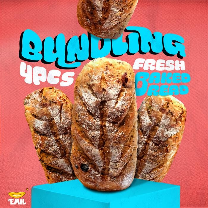 

Bundling 4 - EMH Sourdough Soft Bread Cranberry Cream Cheese