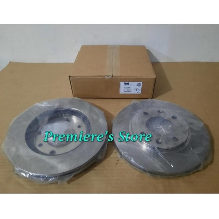 Bebas Ongkir brake disc / piringan rem depan peugeot 306/206 matik