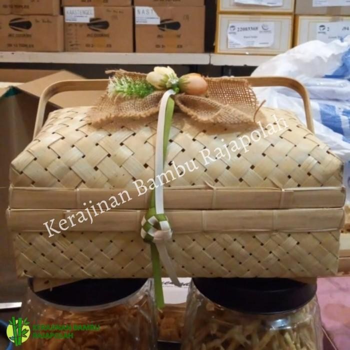 (Expert) sokase/besek bambu jinjing ukuran 30x17cm