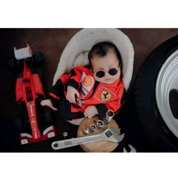 TERMURAH Baju Anak Pembalap Kostum Racing Anak Free Topi Stelan Pembalap Bayi Termurah