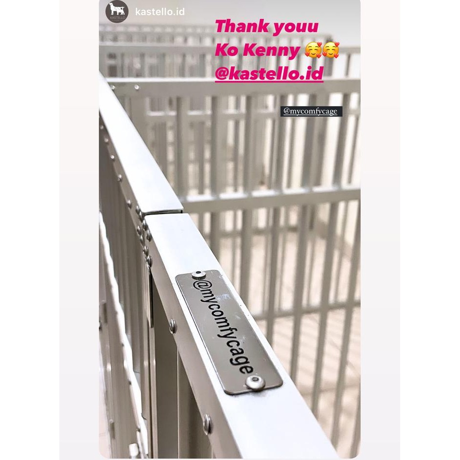 PAGAR ANJING ALUMINIUM MYCOMFYCAGE PATEN CUSTOM