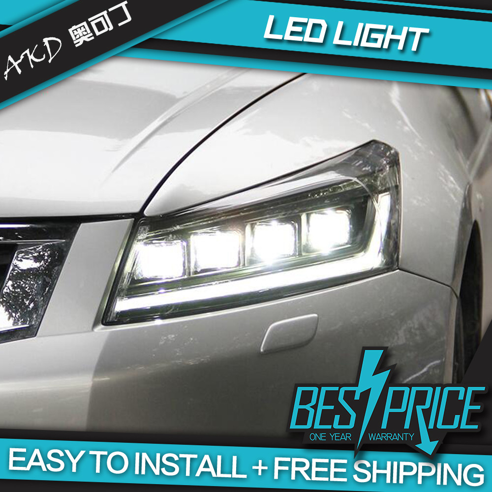 AKD Car Styling for Accord Headlights 2008-2013 Accord 8 LED