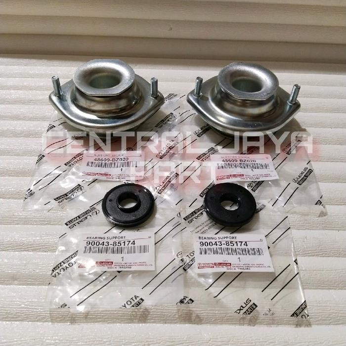 SUPPORT SHOCK+BEARING SUPPORT AGYA AYLA SIRION SET 4PC ORIGINAL