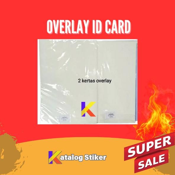 Bahan Id Card Overlay Id Card Laser Penta Pvc Id Card Name Tag