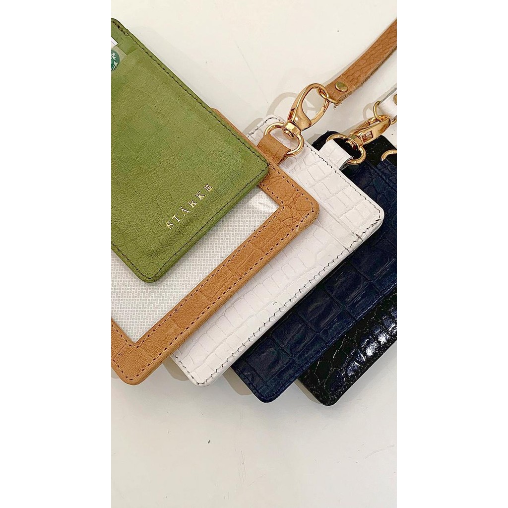 

Card Holder Id Card Kulit Asli Starke Leather Fury Chital Cream