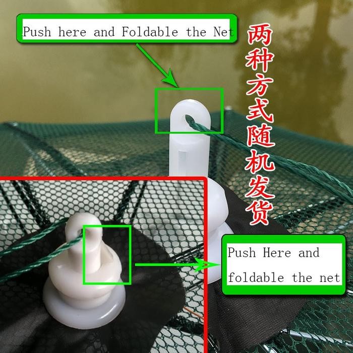 Bubu Jaring Perangkap Ikan Udang Kepiting Lobster Hexagonal 12 Lubang