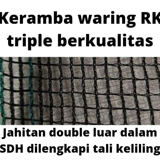 Hapa keramba 2x3x1 waring jaring ikan tambak ikan